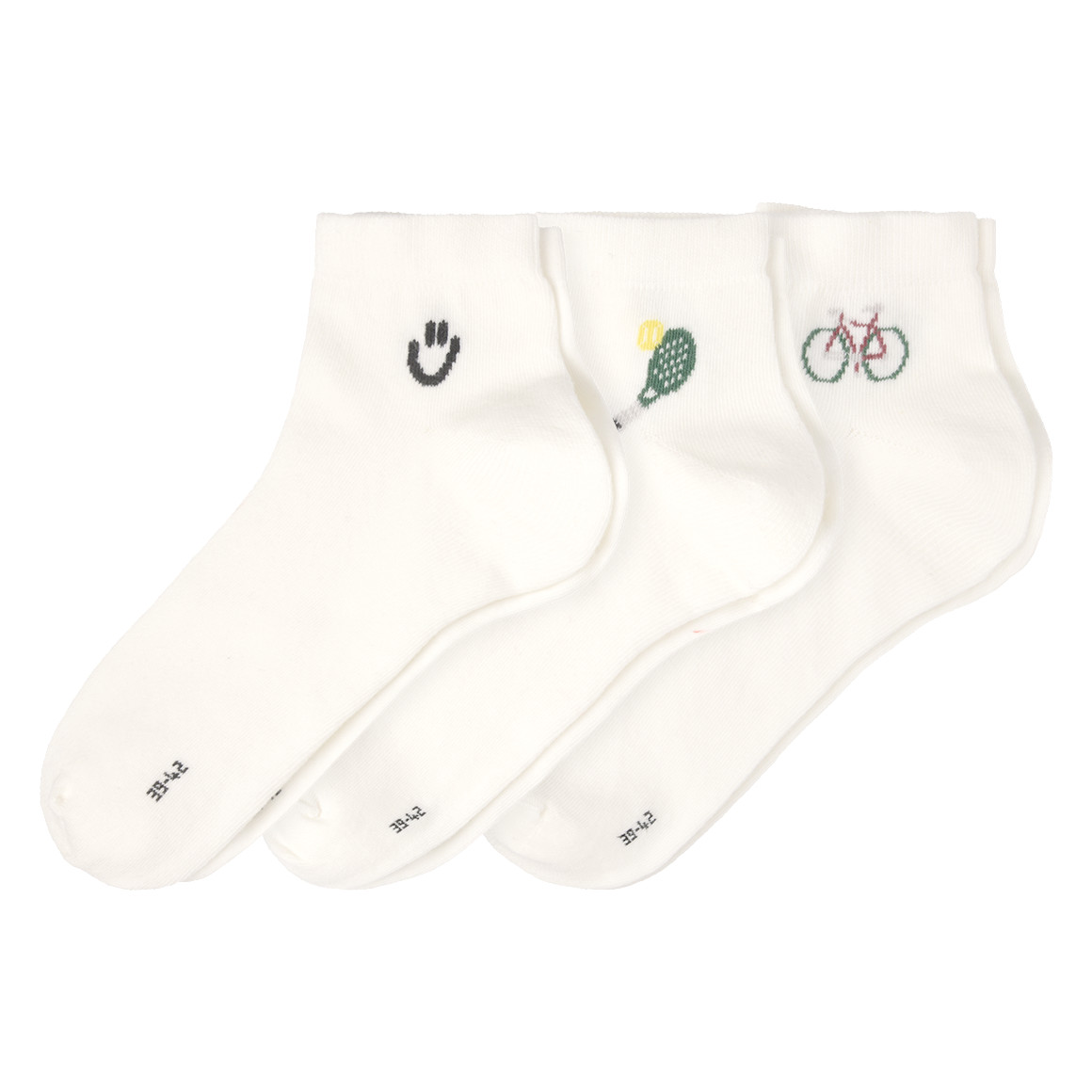 3 Paar Herren Sneaker-Socken im Set