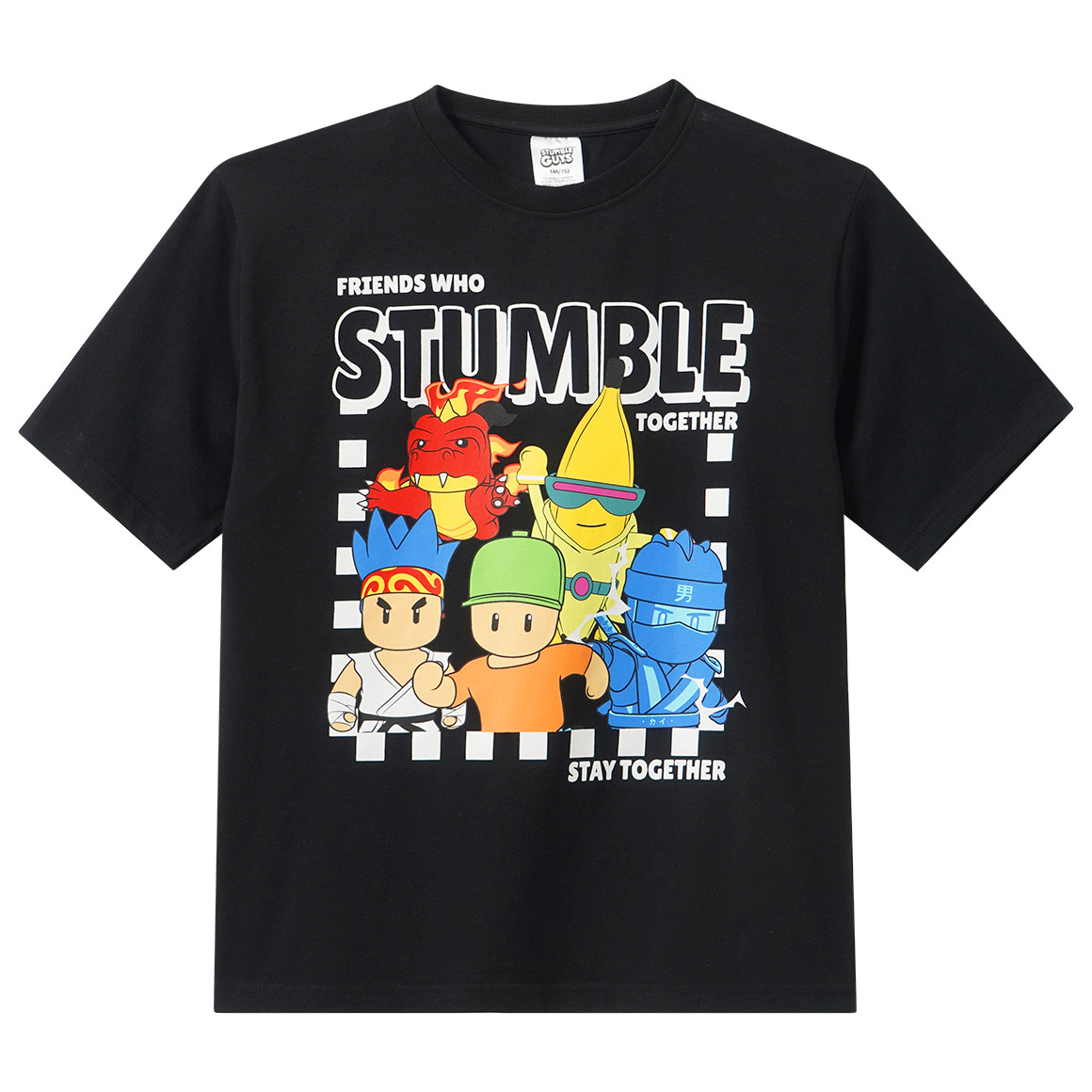 Stumble Guys T-Shirt mit Front-Print