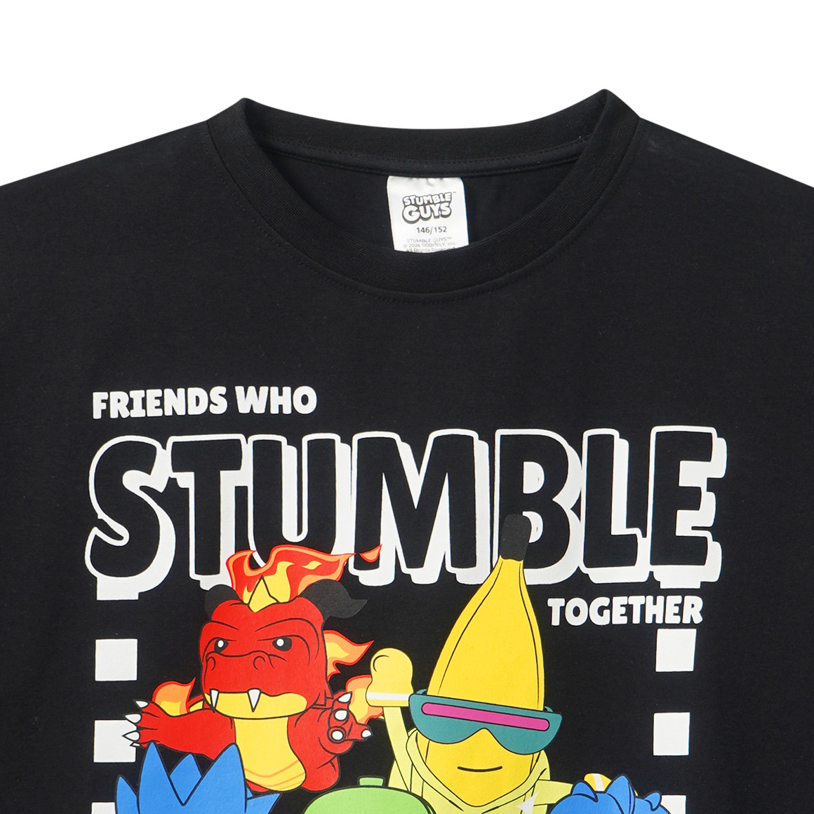 Stumble Guys T-Shirt mit Front-Print