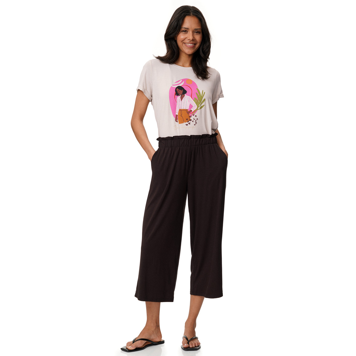 Dames T-shirt met print
