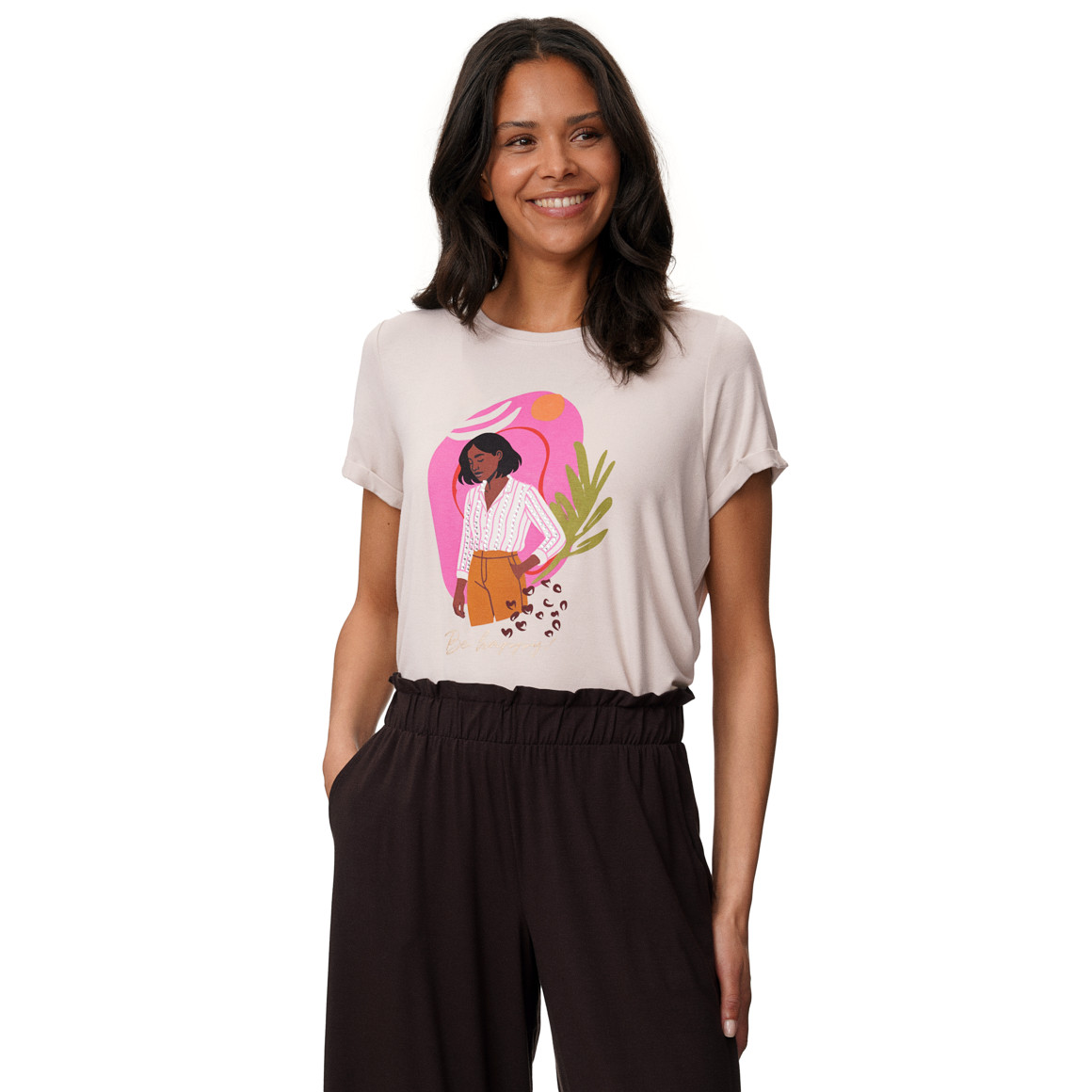 Dames T-shirt met print