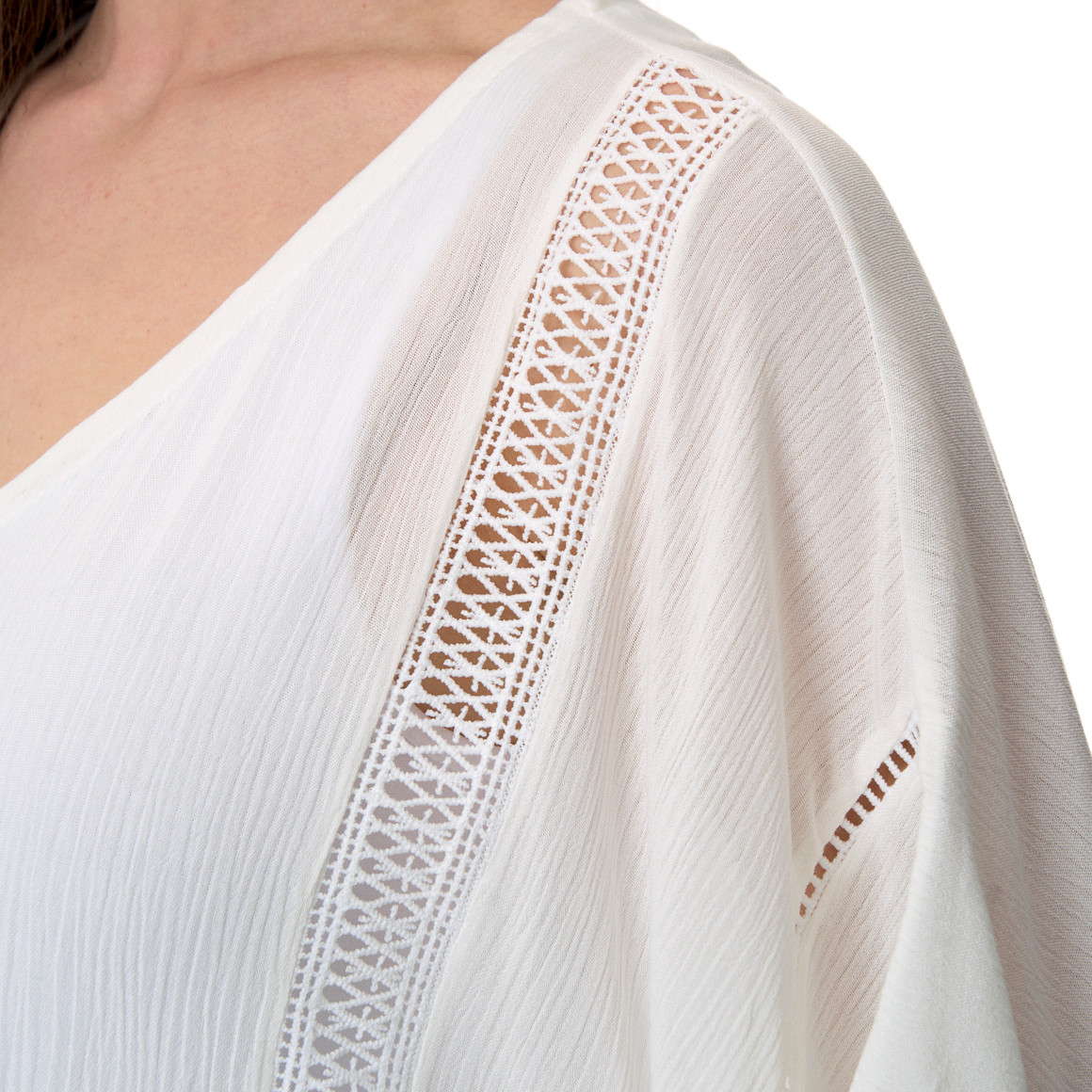 Damen Tunika mit Spitze