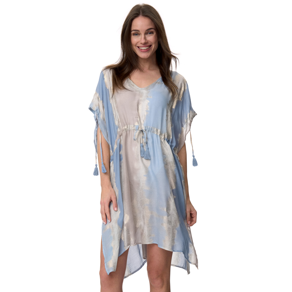 Damen Tunika mit goldenen Akzenten