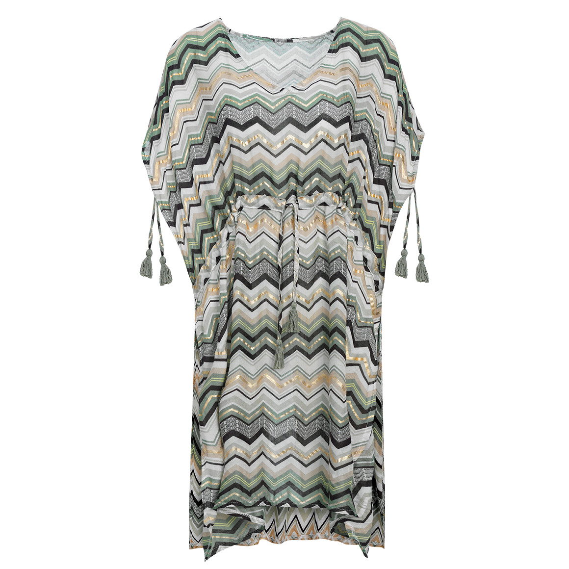 Damen Tunika mit goldenen Akzenten