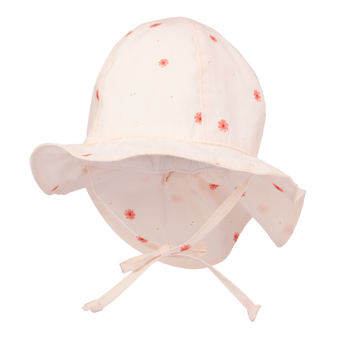 Baby Nackenkappe mit Blümchen