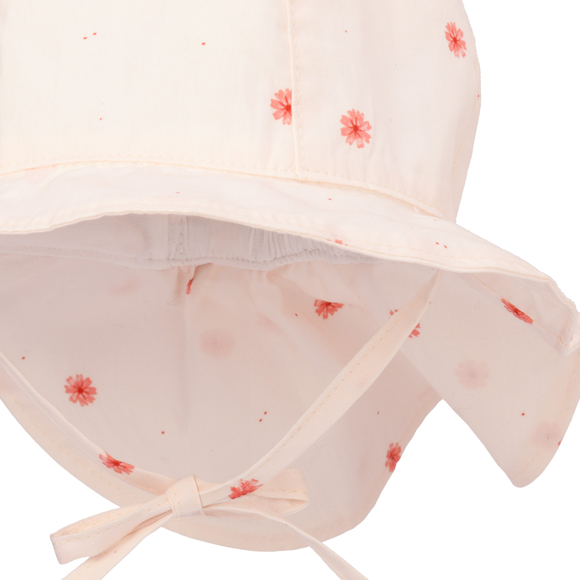 Baby Nackenkappe mit Blümchen