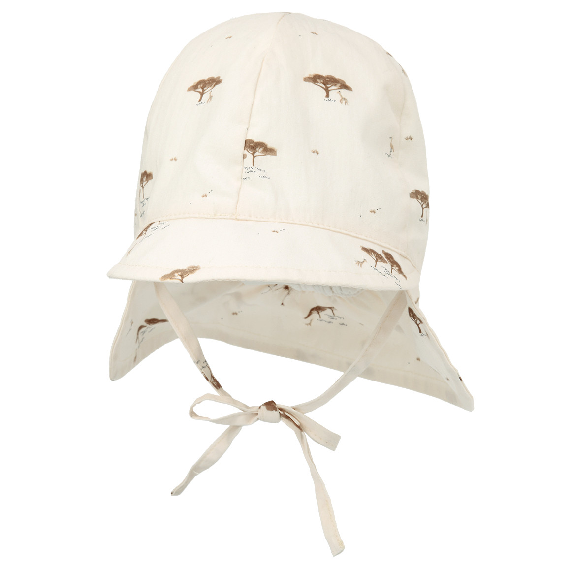 Baby Nackenkappe mit Safari-Muster