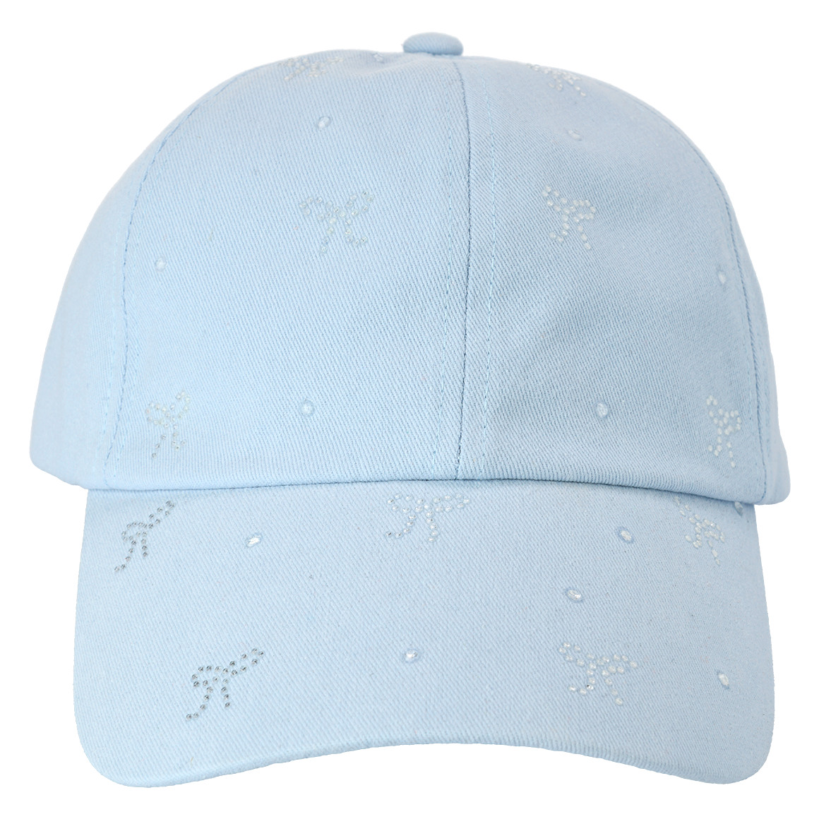 Damen Kappe mit Glitzersteinchen