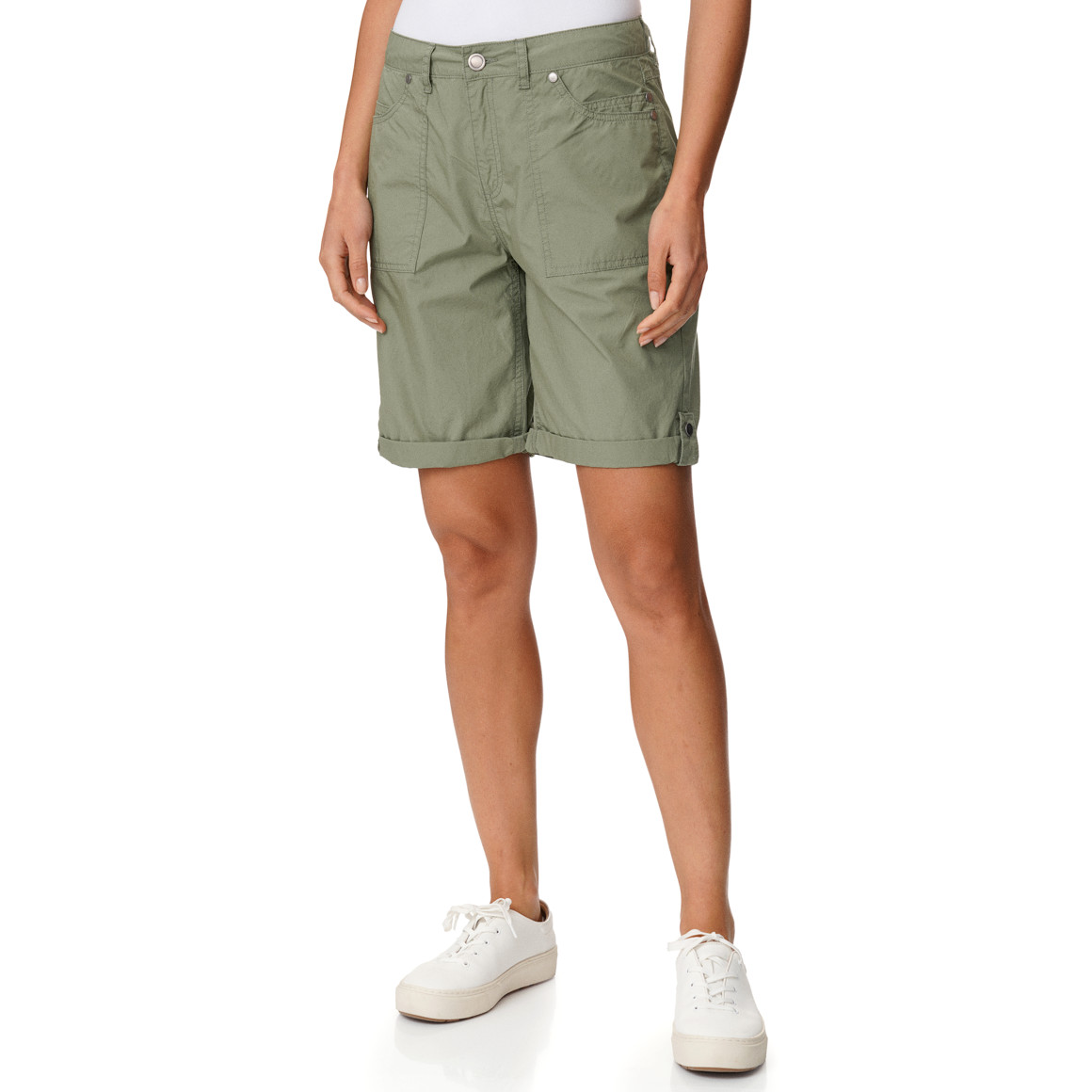 Damen Shorts mit Turn-up-Funktion