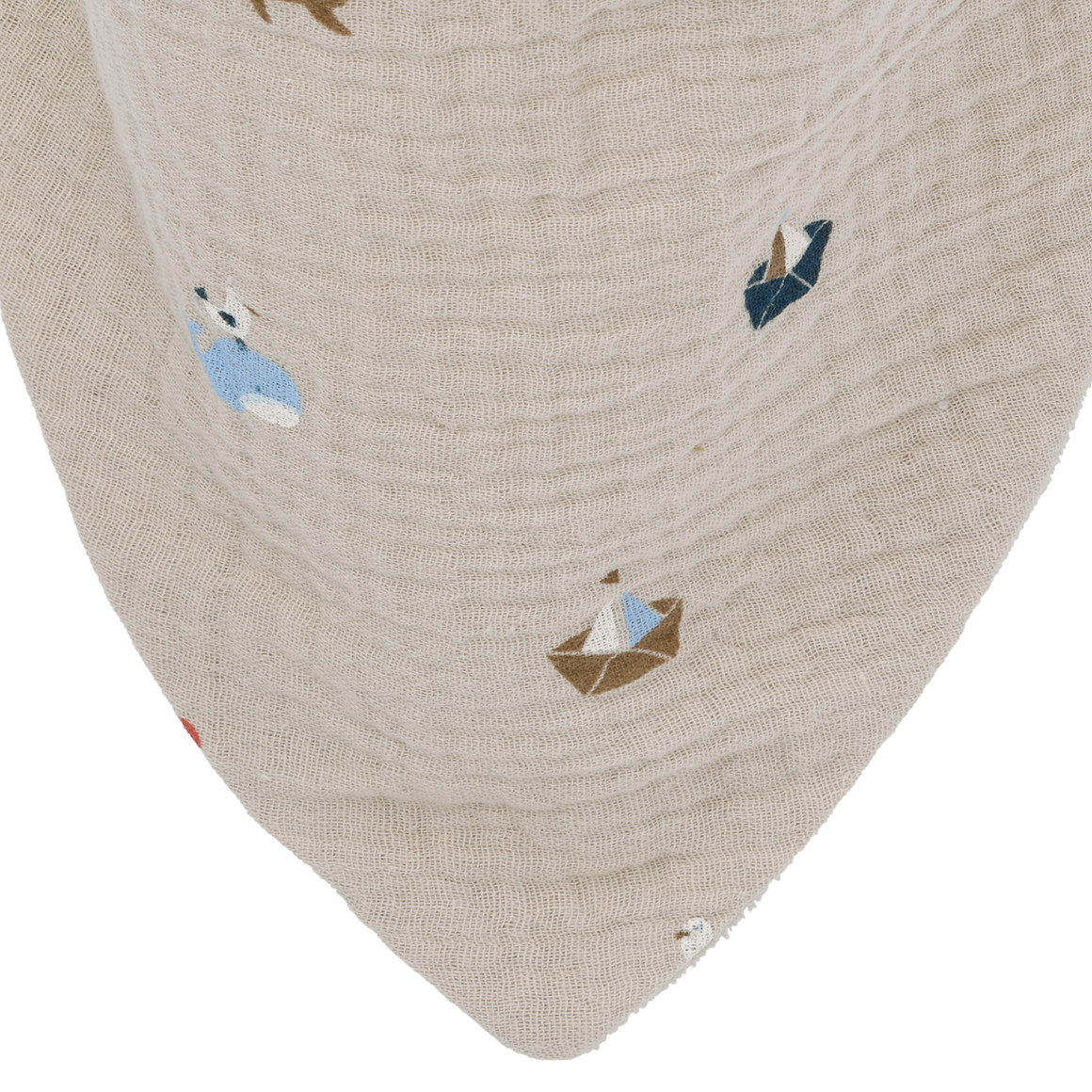 Baby Musselin-Bandana mit Frottee