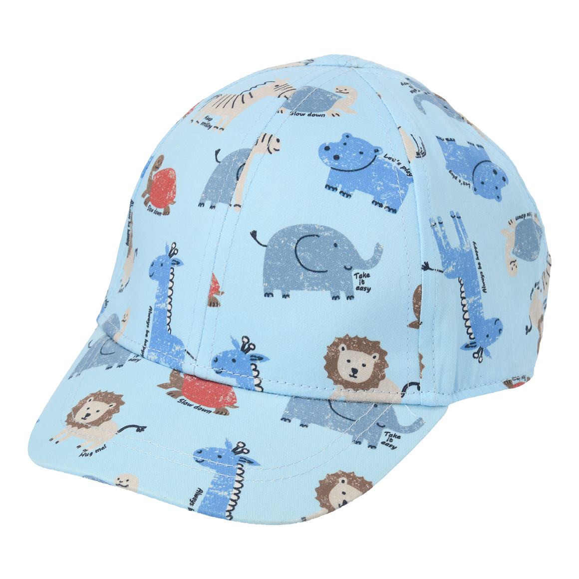 Baby Kappe mit Safari-Tieren