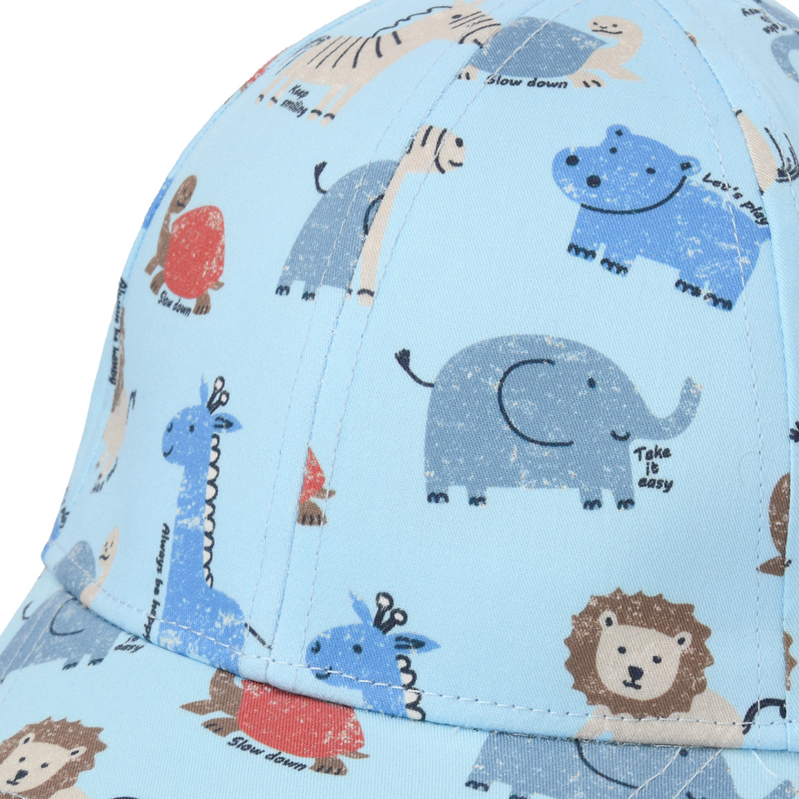 Baby Kappe mit Safari-Tieren