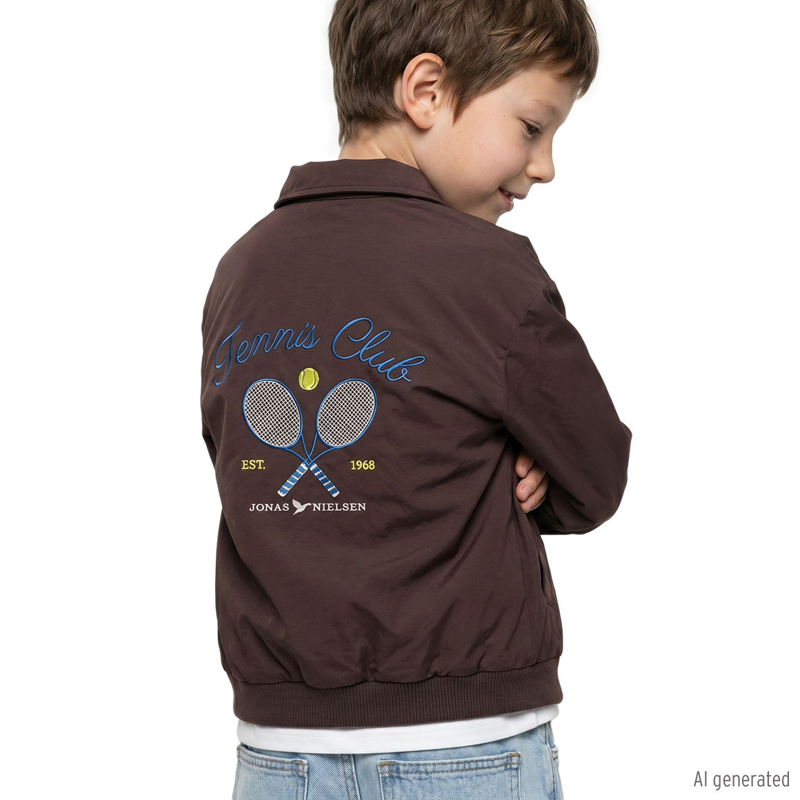 Jungen Jacke mit Stickerei