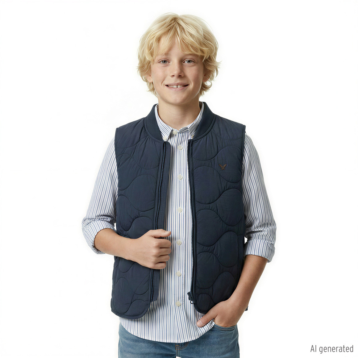 Jungen Hemd mit Streifen
