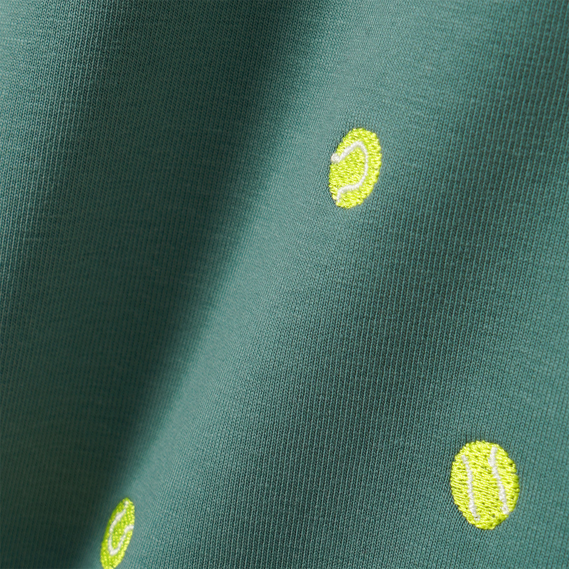 Jungen Sweatshirt mit Tennis-Stickerei