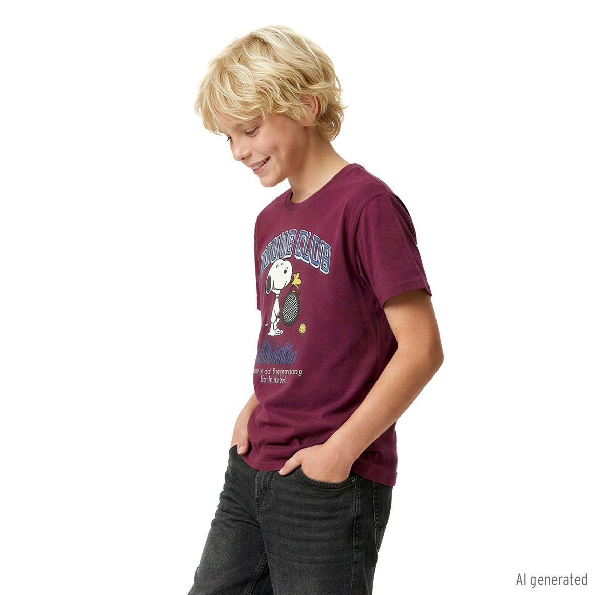 Peanuts T-Shirt mit großem Print