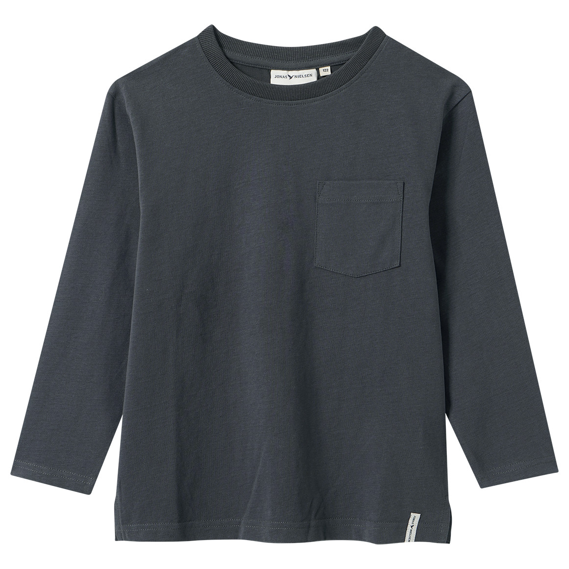 Jungen Langarmshirt in Unifarben
