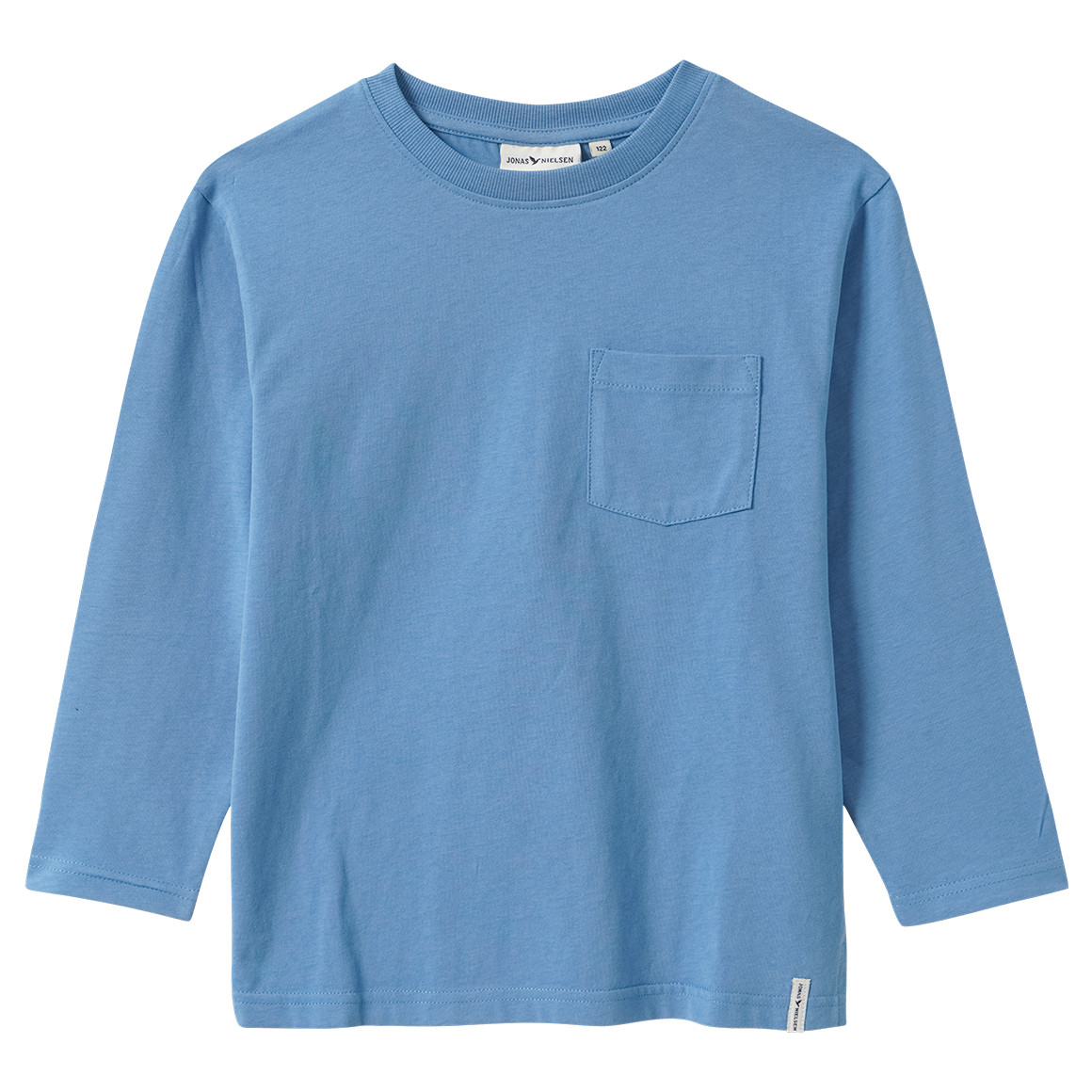Jungen Langarmshirt in Unifarben