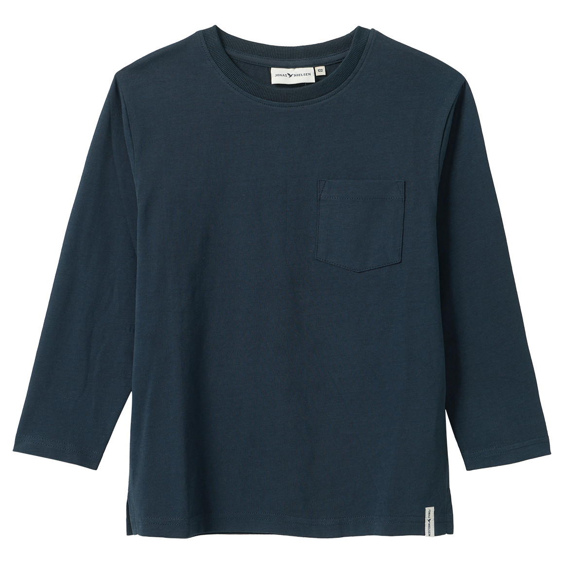 Jungen Langarmshirt in Unifarben