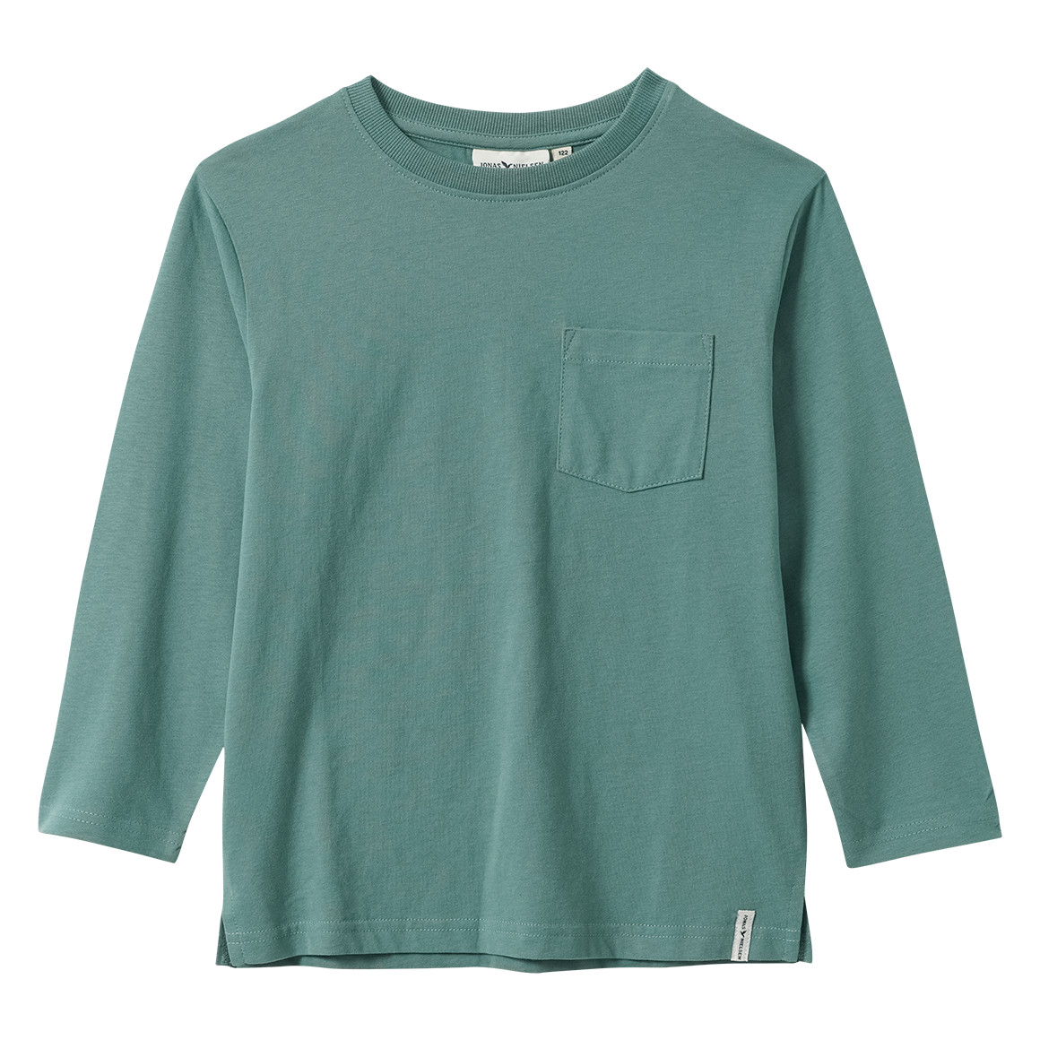 Jungen Langarmshirt in Unifarben