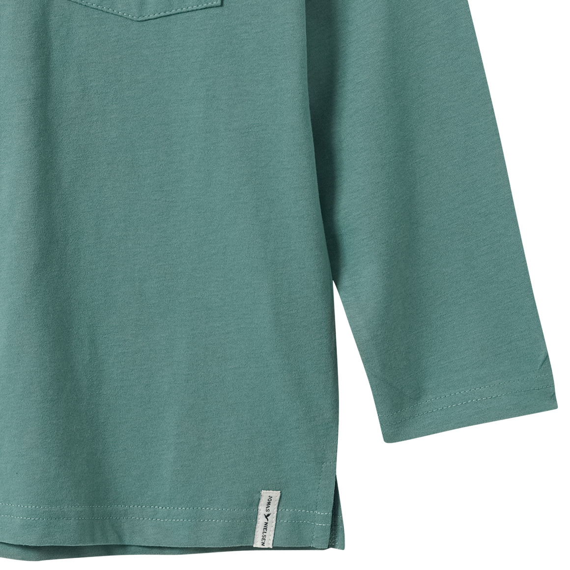Jungen Langarmshirt in Unifarben
