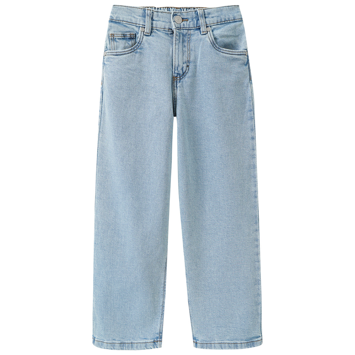 Jungen Straight-Jeans mit verstellbarem Bund