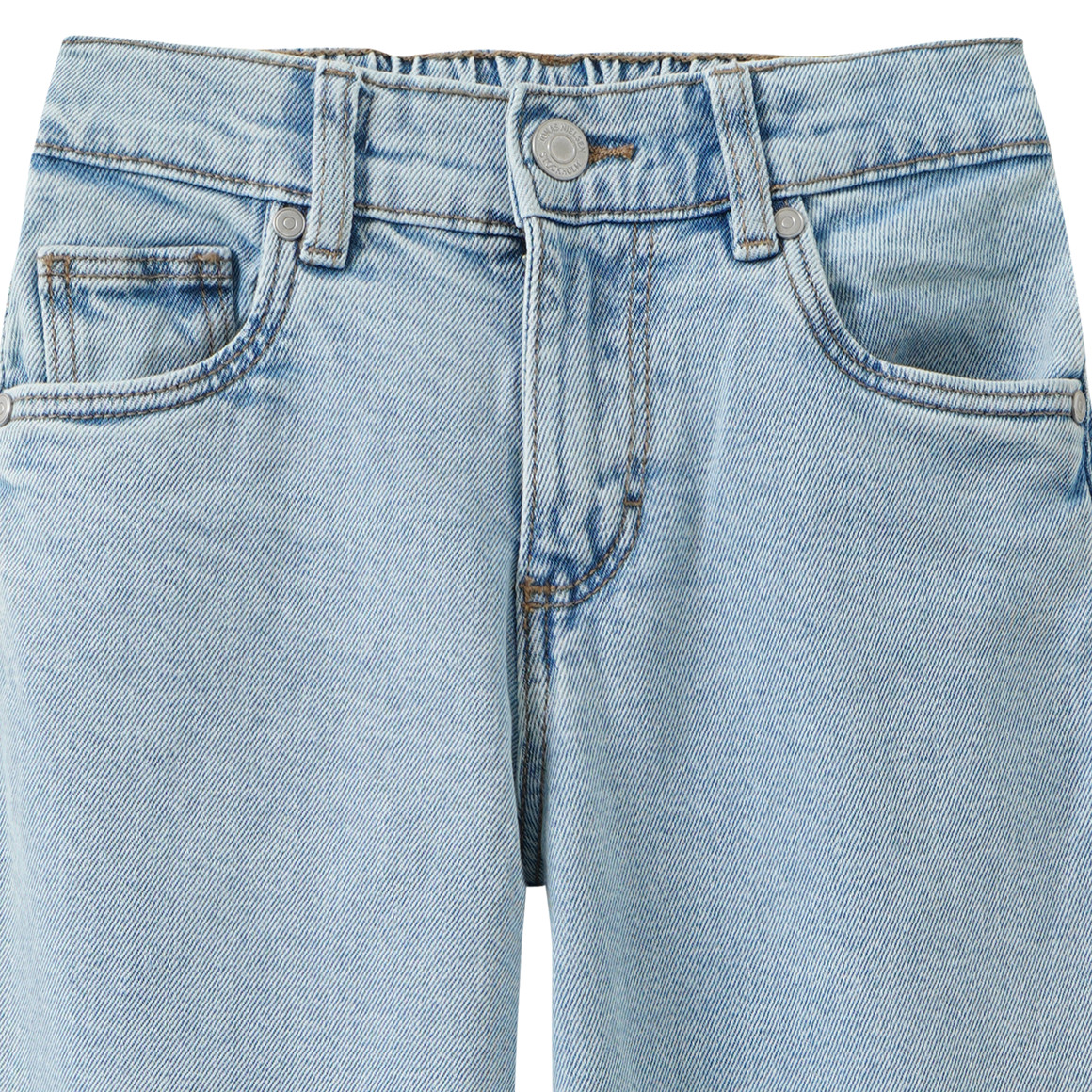 Jungen Straight-Jeans mit verstellbarem Bund