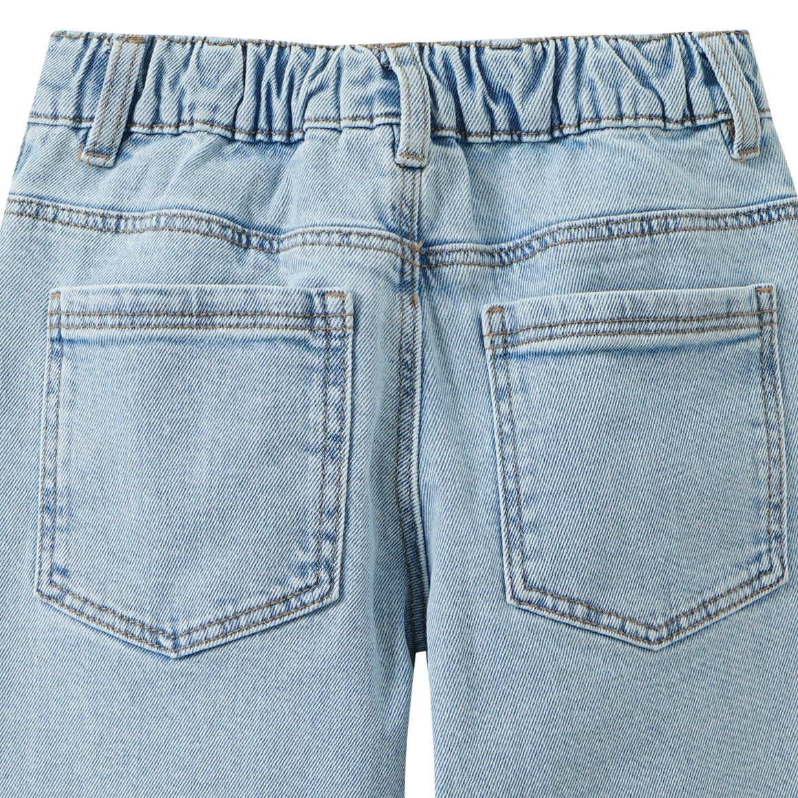 Jungen Straight-Jeans mit verstellbarem Bund