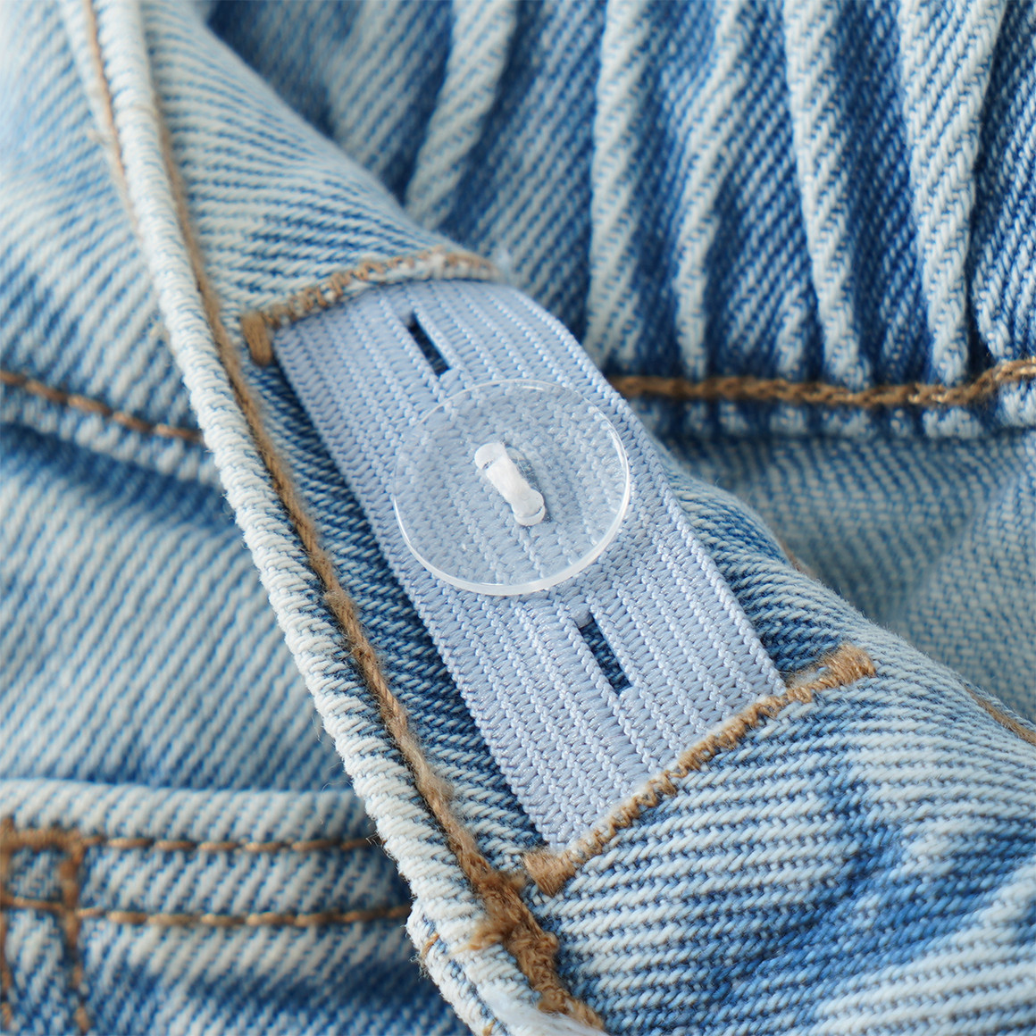 Jungen Straight-Jeans mit verstellbarem Bund