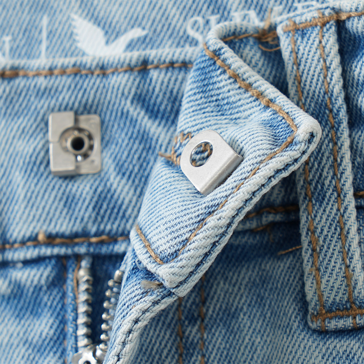 Jungen Slim-Jeans mit verstellbarem Bund