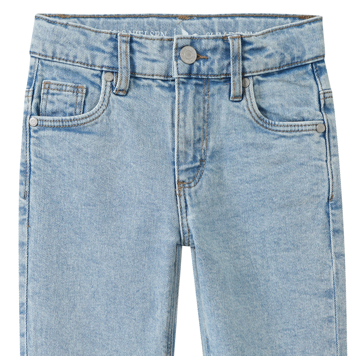 Jungen Slim-Jeans mit verstellbarem Bund