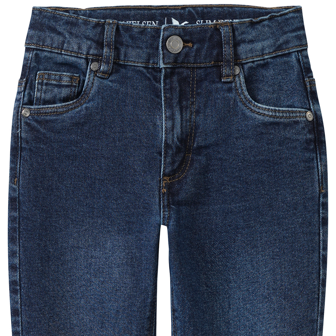 Jungen Slim-Jeans mit verstellbarem Bund