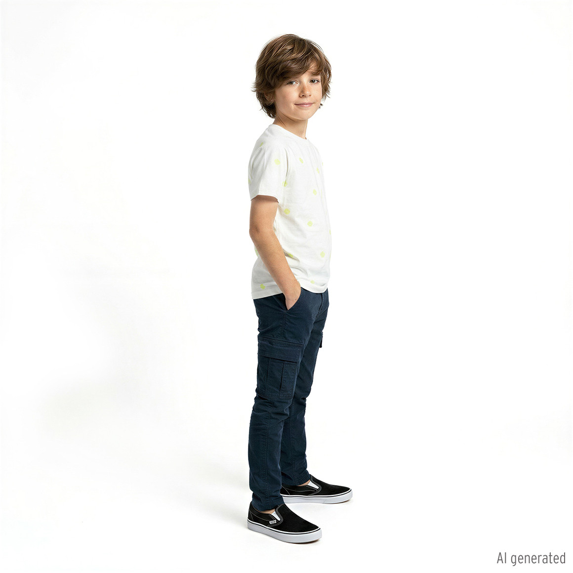 Jungen Cargohose mit Elastikbund