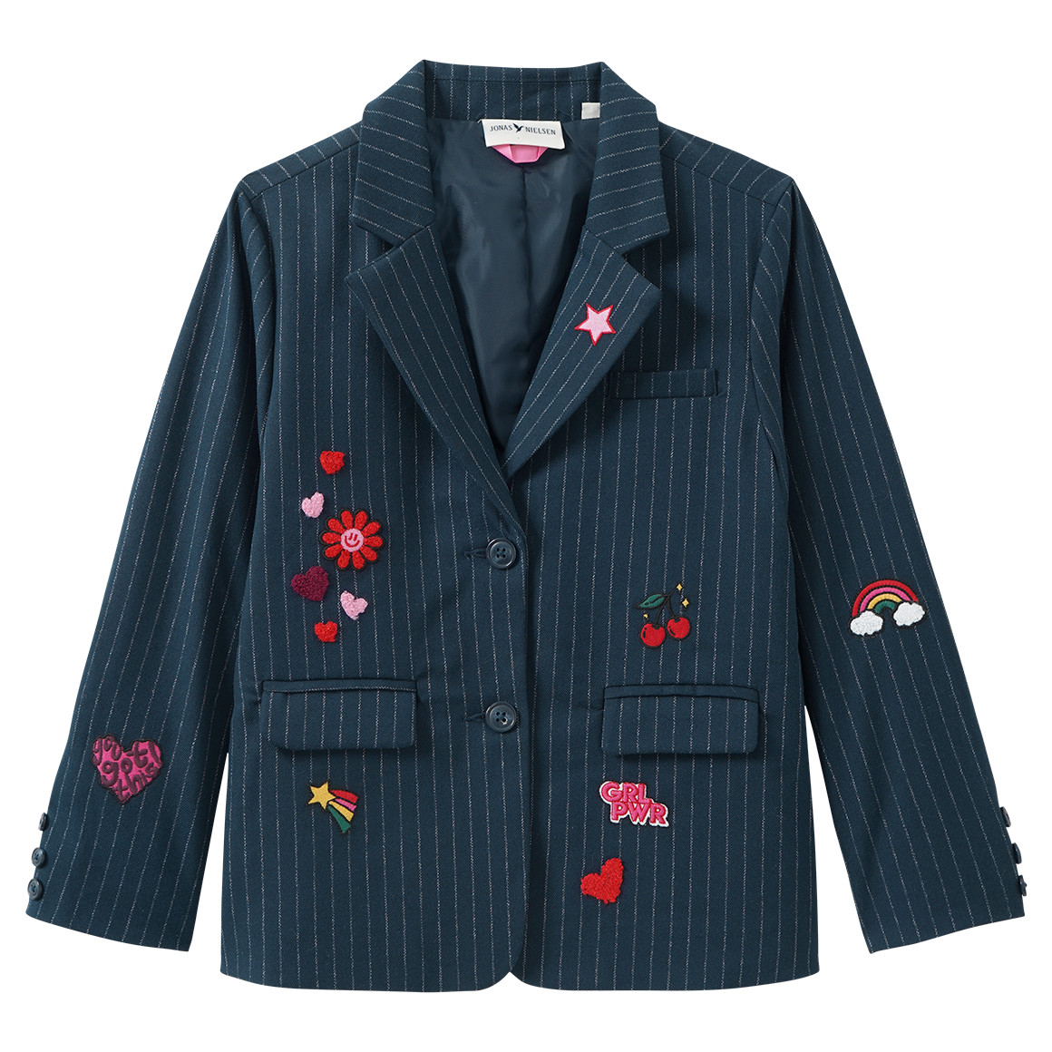 Mädchen Blazer mit Stickerei