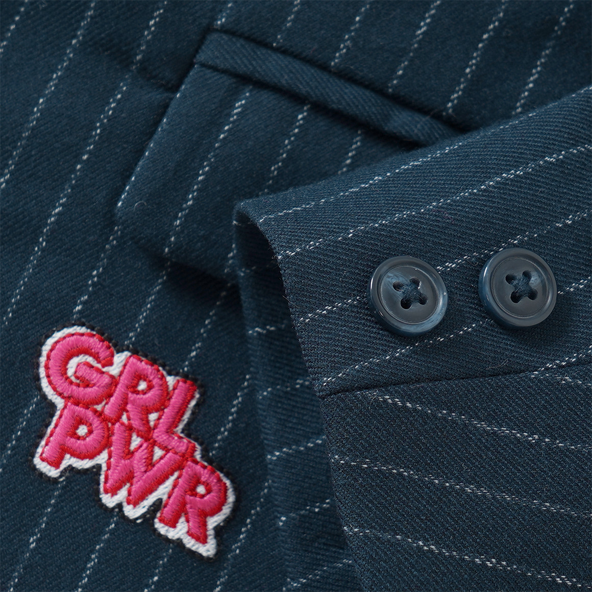 Mädchen Blazer mit Stickerei