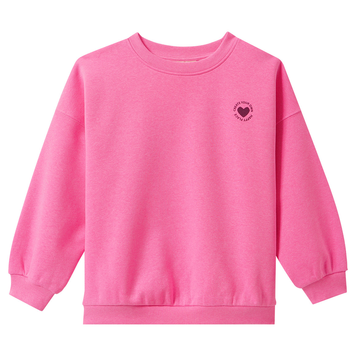 Mädchen Sweatshirt mit kleinem Print