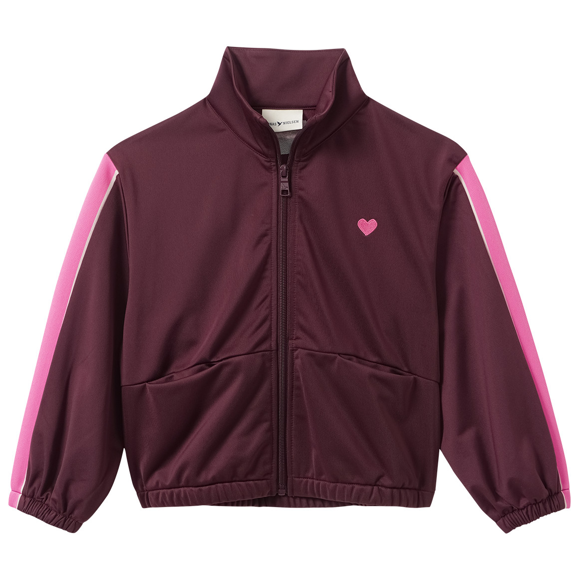 Mädchen Sportjacke im Retro-Look