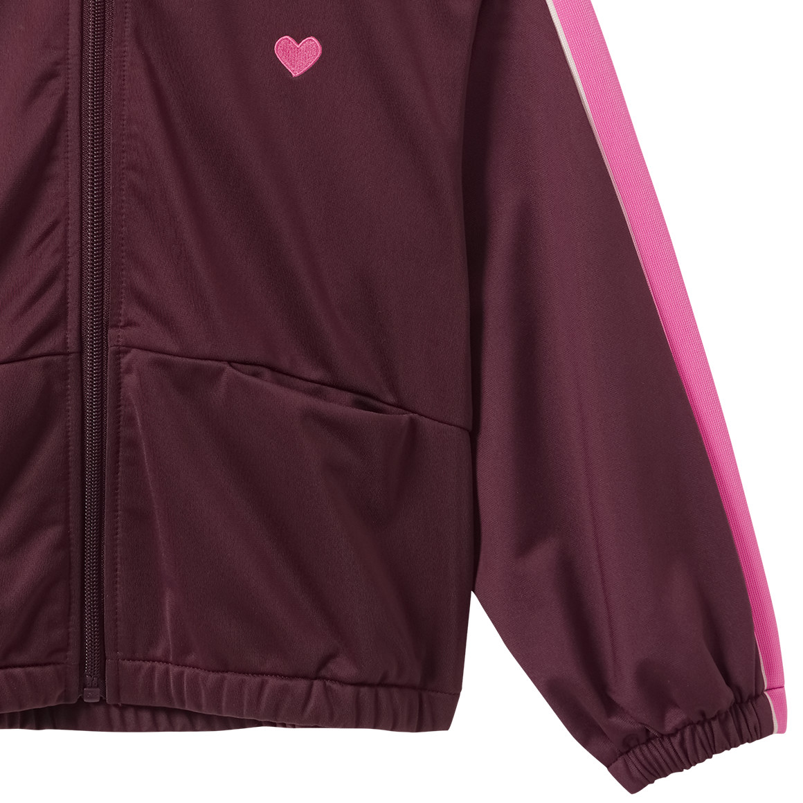 Mädchen Sportjacke im Retro-Look