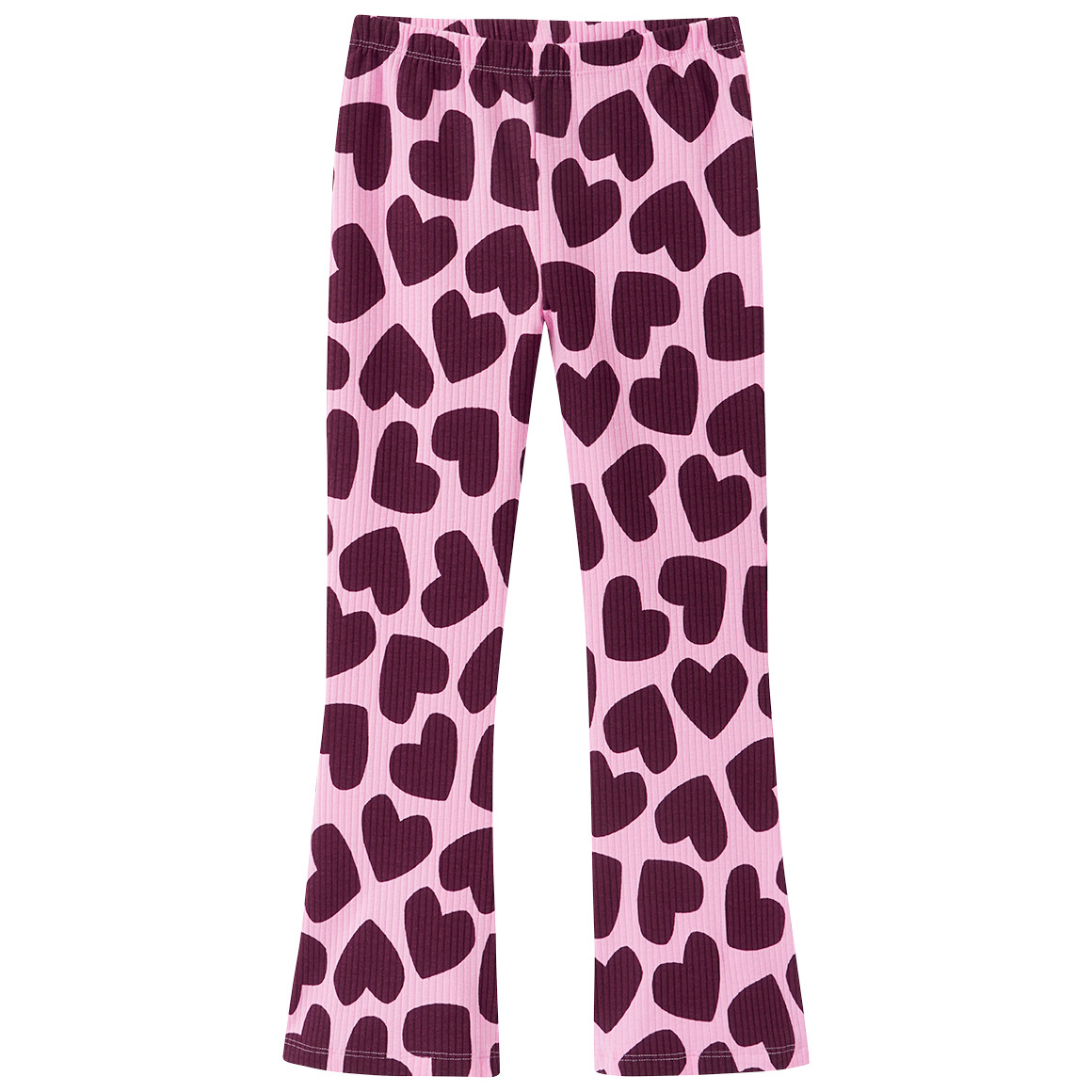 Mädchen Leggings mit Herz-Allover
