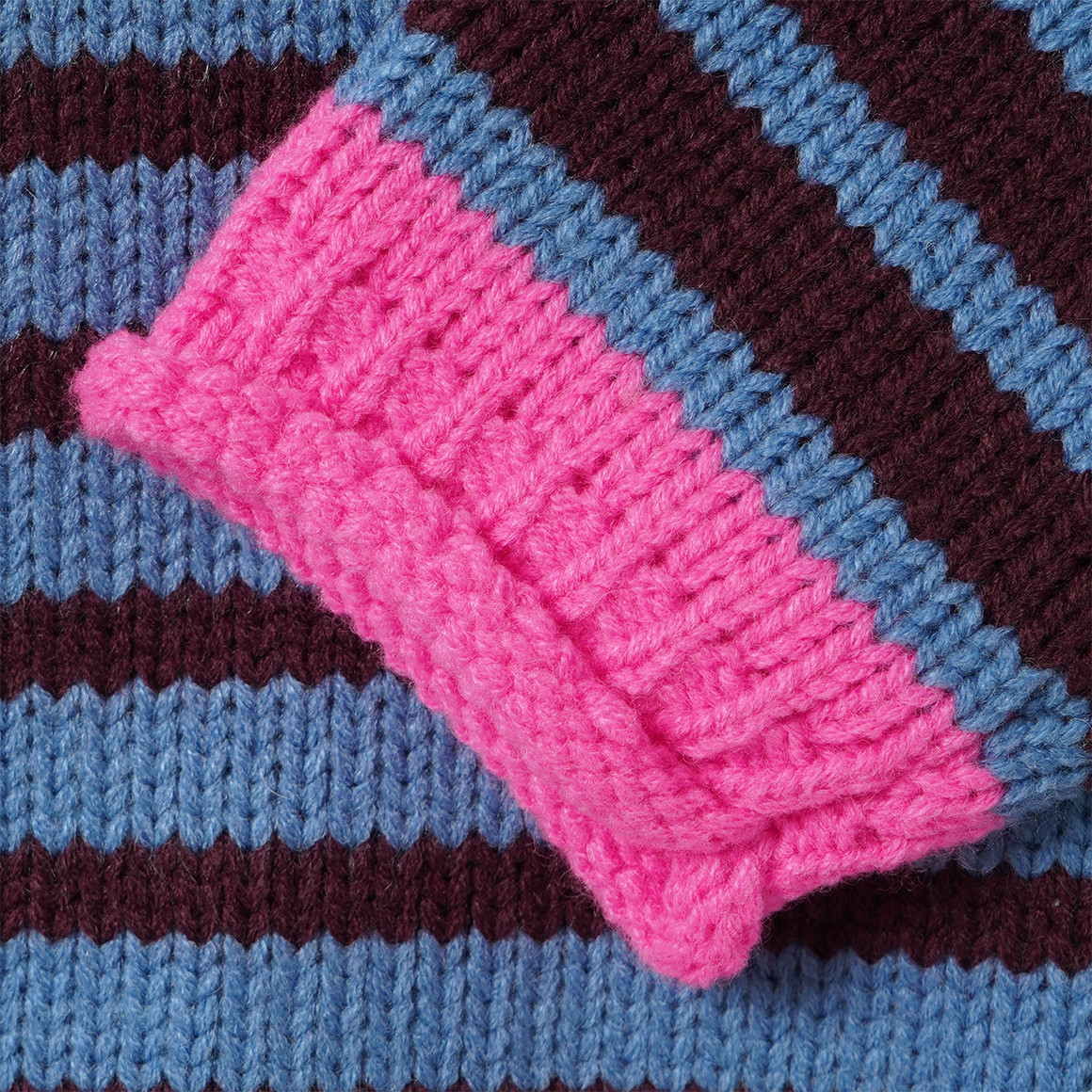 Mädchen Pullover mit Streifen
