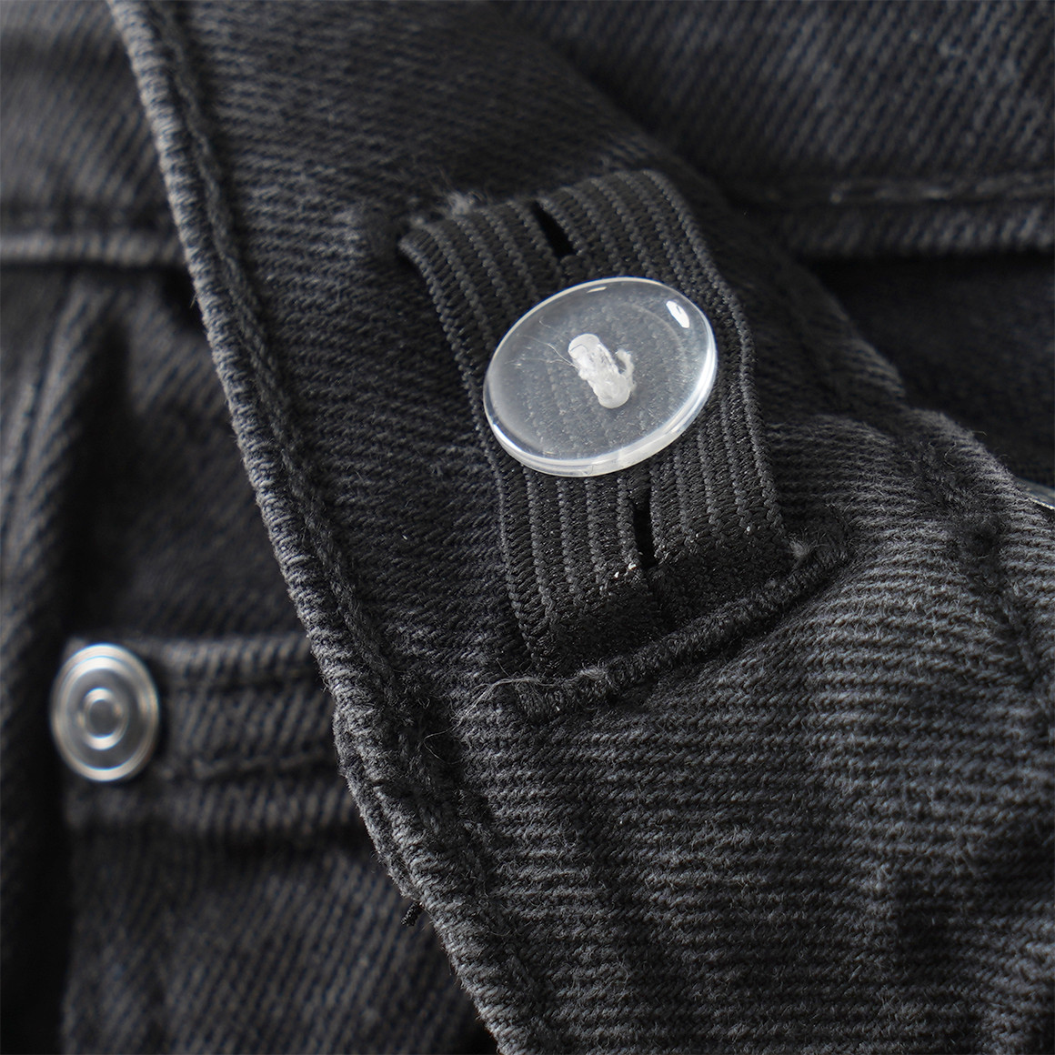 Mädchen Wide-Leg-Jeans mit verstellbarem Bund