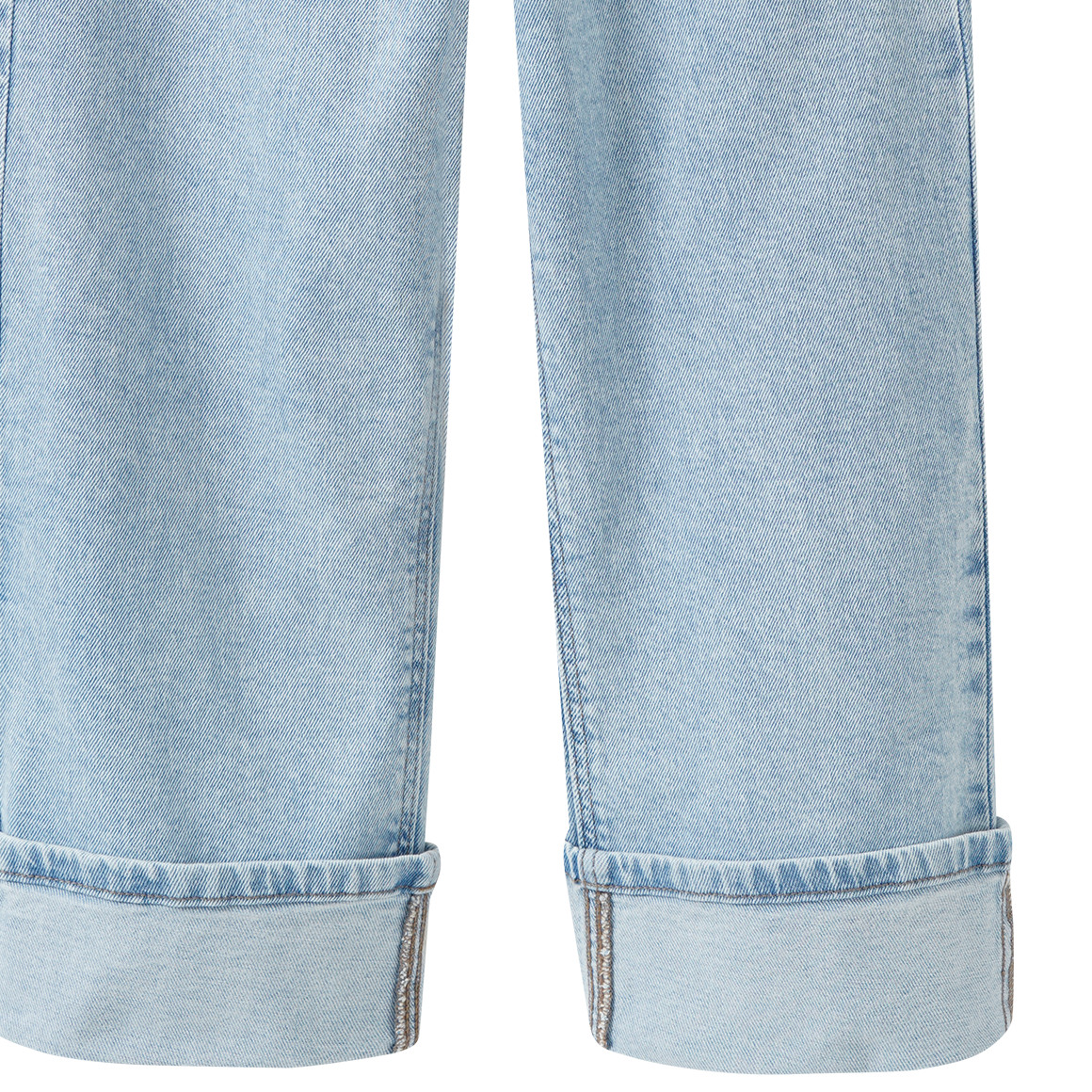 Mädchen Wide-leg Jeans mit verstellbarem Bund