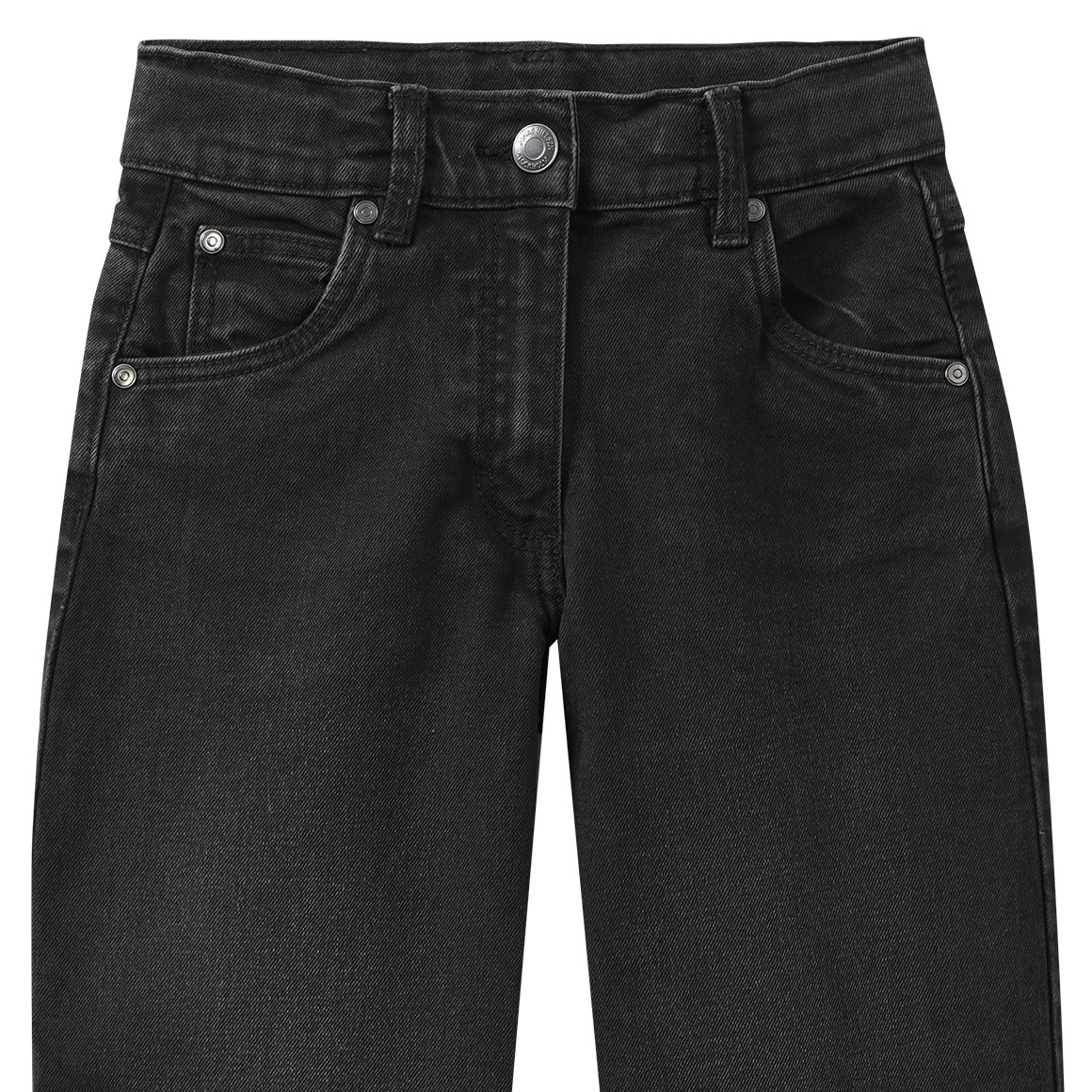 Mädchen Barrel-Jeans mit verstellbarem Bund