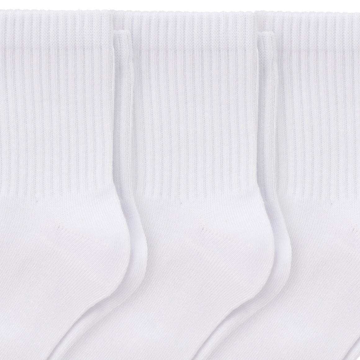 3 Paar Kinder Sport-Socken unifarben