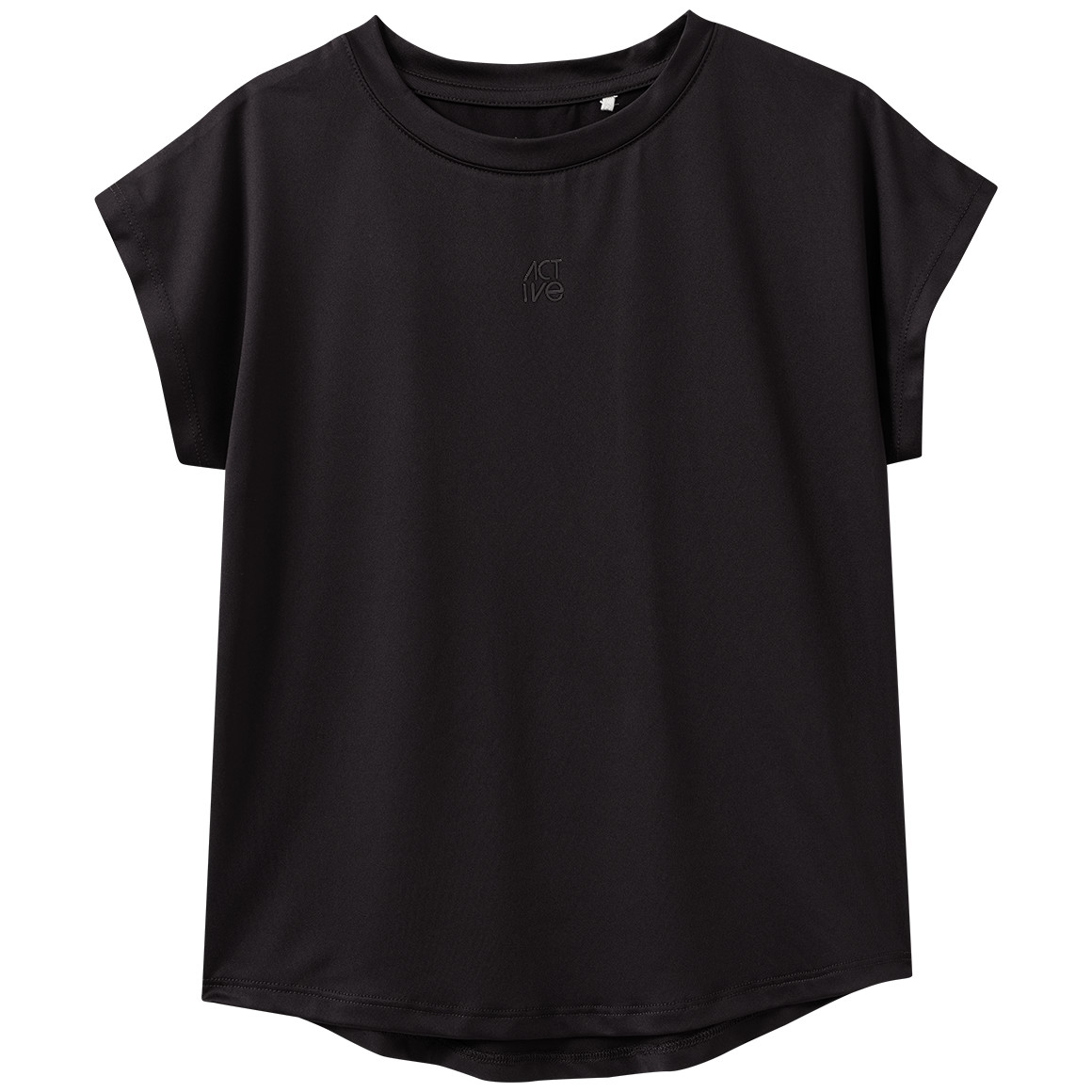 Mädchen Sport-T-Shirt unifarben
