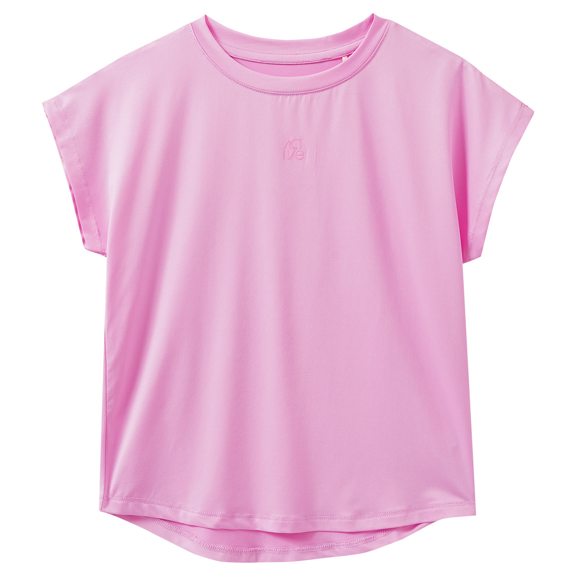 Mädchen Sport-T-Shirt unifarben