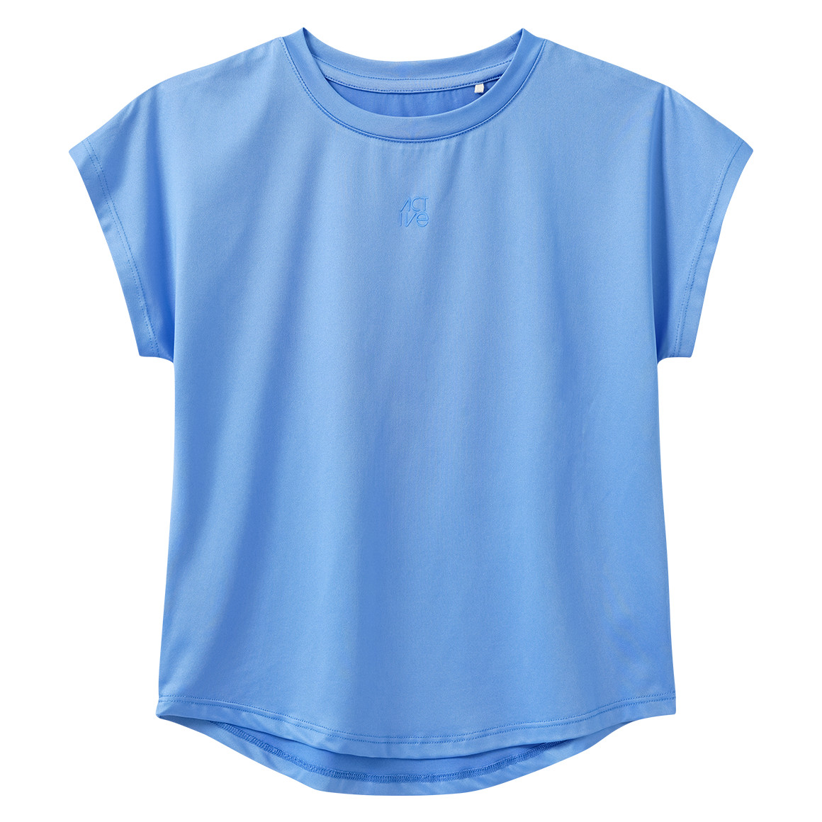 Mädchen Sport-T-Shirt unifarben