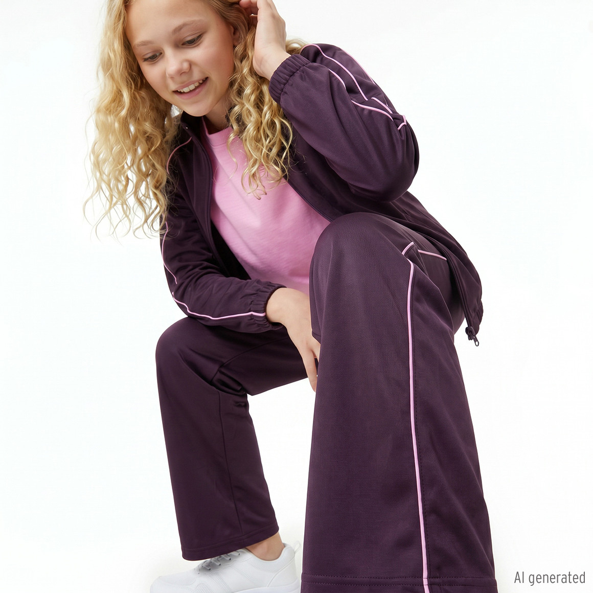 Mädchen Sporthose aus recyceltem Material