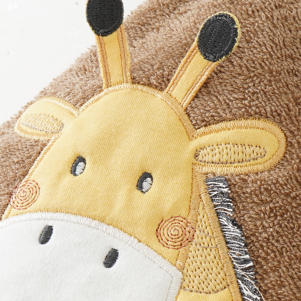 Kapuzentuch mit Giraffen-Applikation