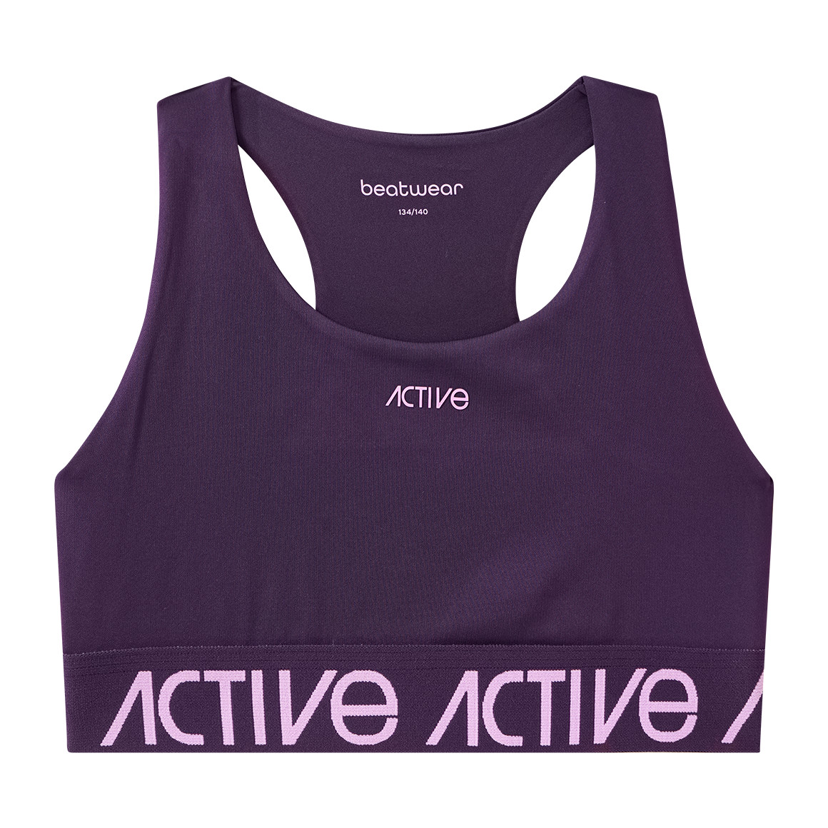 Mädchen Sport-Bustier mit Webbund